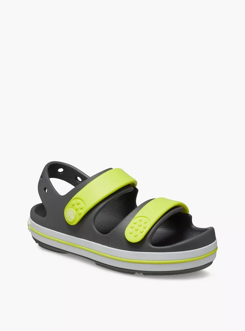 Сандалі дитячі Crocband Cruiser Sandal K Sdt 209423-1NJ-Slate Grey/Acidity CROCS C11 (28-29) Темно-сірий — фото 1