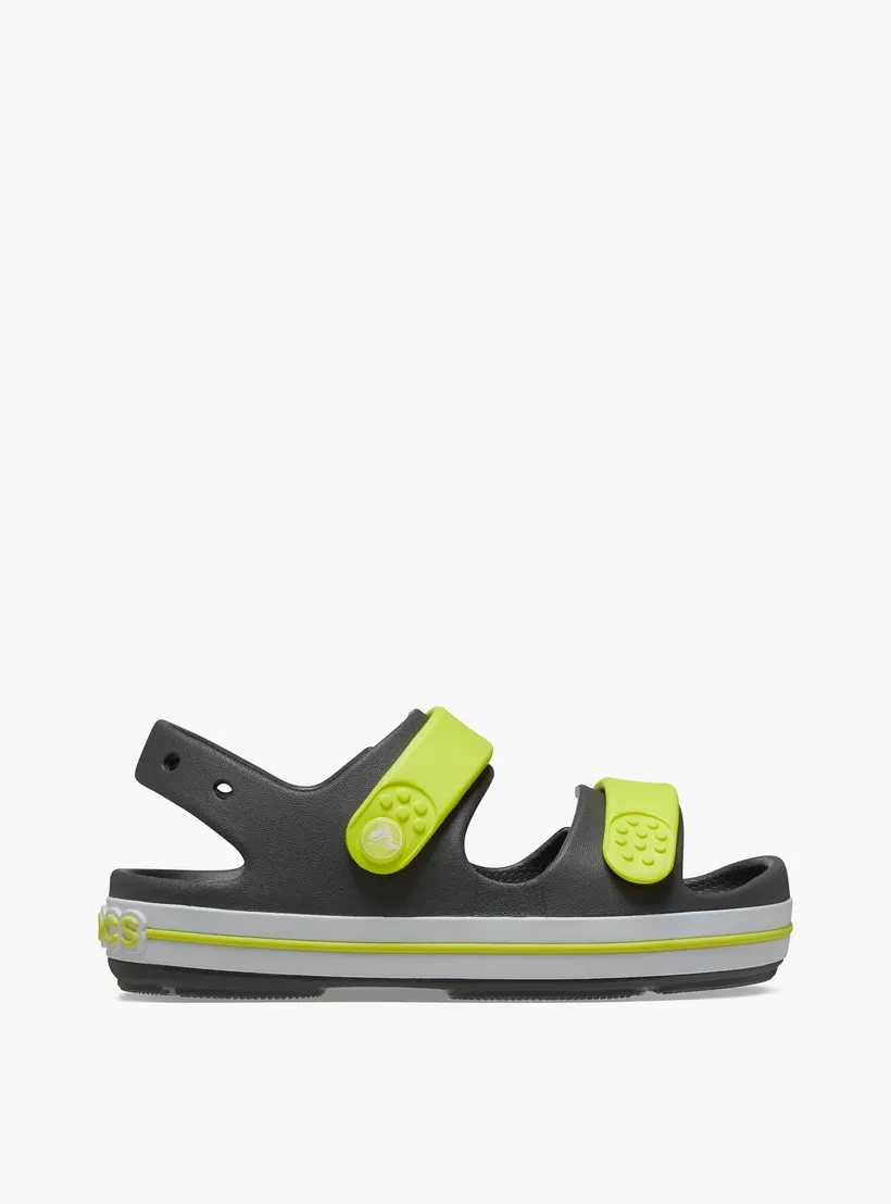 Сандалі дитячі Crocband Cruiser Sandal K Sdt 209423-1NJ-Slate Grey/Acidity CROCS C11 (28-29) Темно-сірий — фото 4
