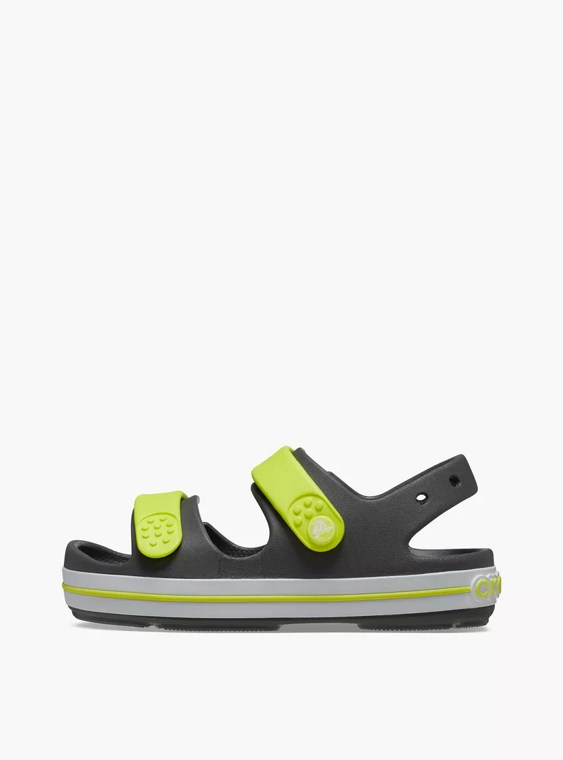 Сандалі дитячі Crocband Cruiser Sandal K Sdt 209423-1NJ-Slate Grey/Acidity CROCS C11 (28-29) Темно-сірий — фото 5