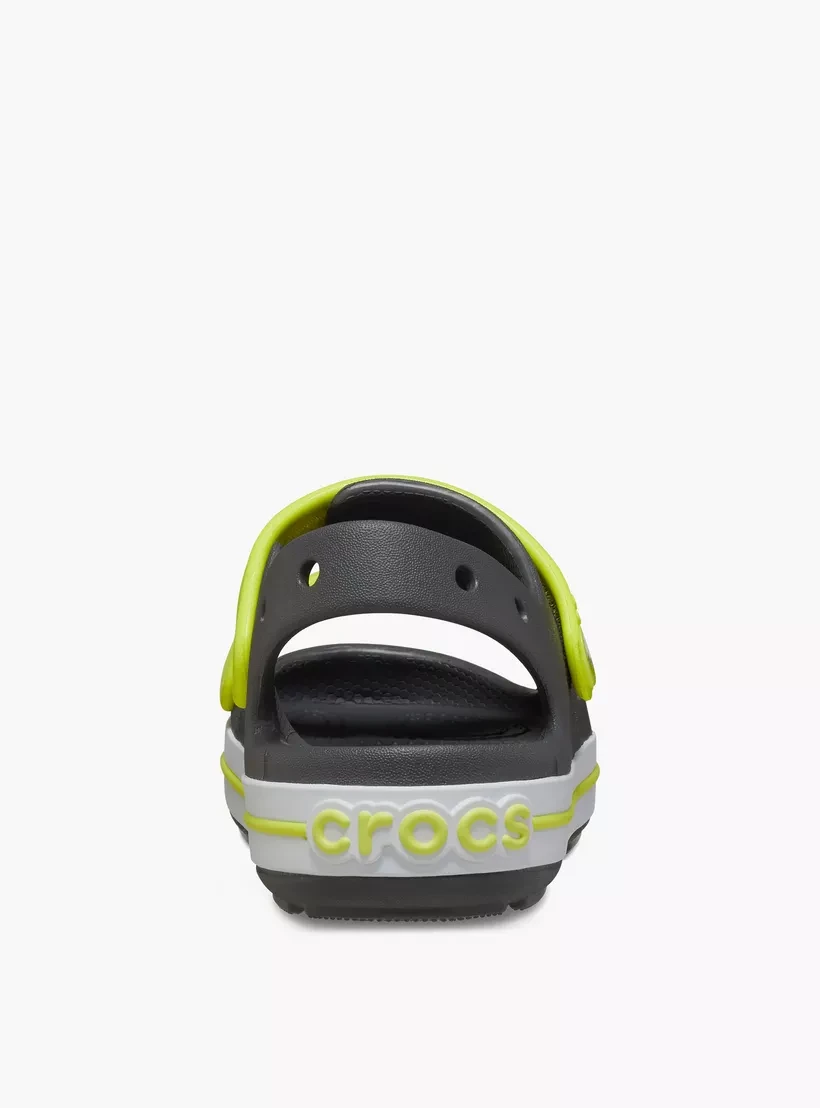 Сандалі дитячі Crocband Cruiser Sandal K Sdt 209423-1NJ-Slate Grey/Acidity CROCS C11 (28-29) Темно-сірий — фото 8