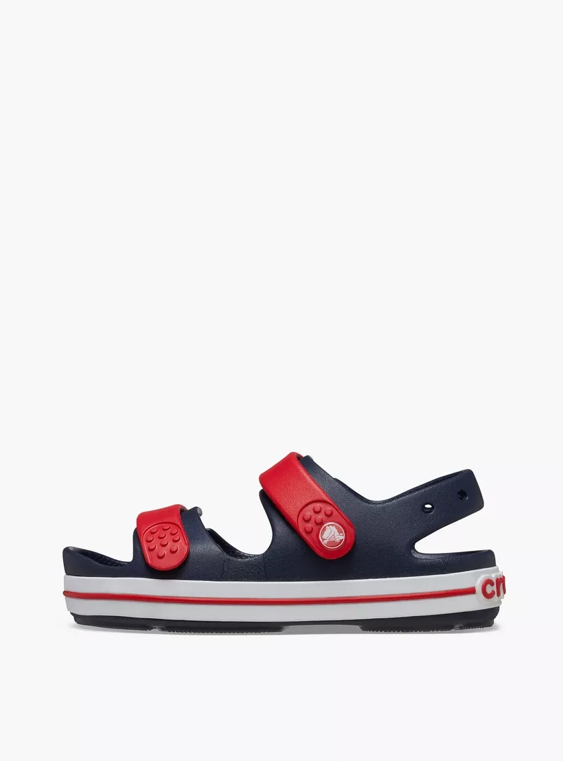 Сандалі дитячі Crocband Cruiser Sandal K Sdt 209423-4OT-Navy/Varsity Red CROCS C11 (28-29) Темно-синій — фото 4