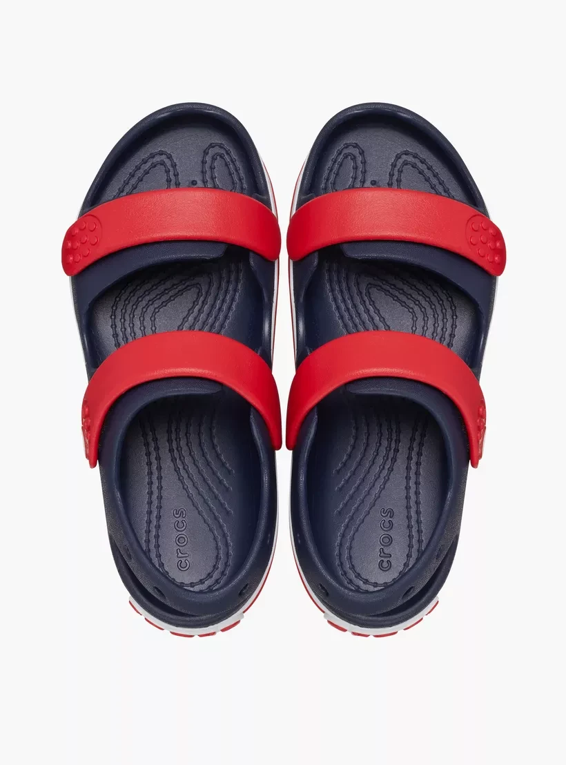 Сандалі дитячі Crocband Cruiser Sandal K Sdt 209423-4OT-Navy/Varsity Red CROCS C11 (28-29) Темно-синій — фото 6