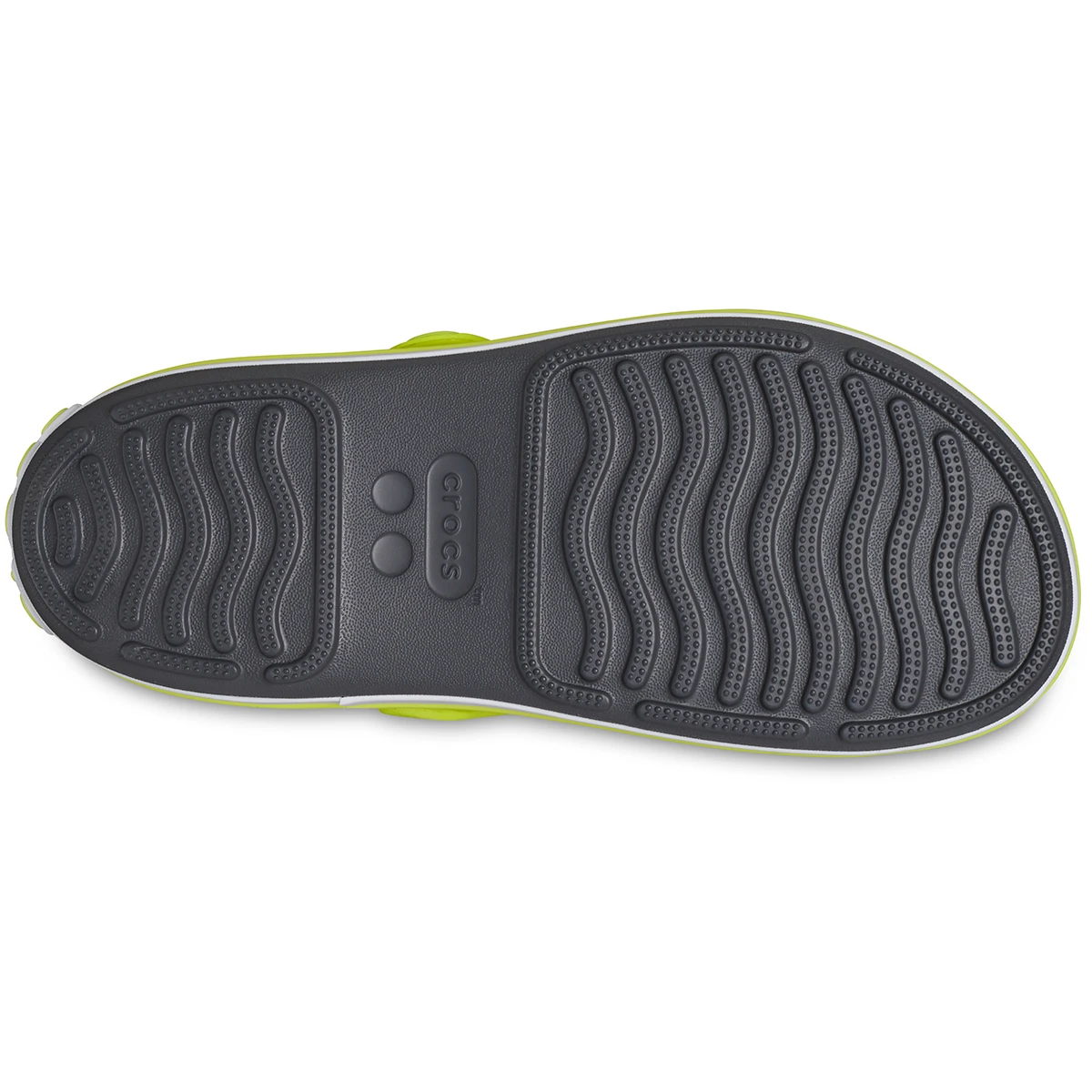 Сандалі дитячі Crocband Cruiser Sandal T Sdt 209424-1NJ-Slate Grey/Acidity CROCS C10 (27-28) Темно-сірий — фото 7