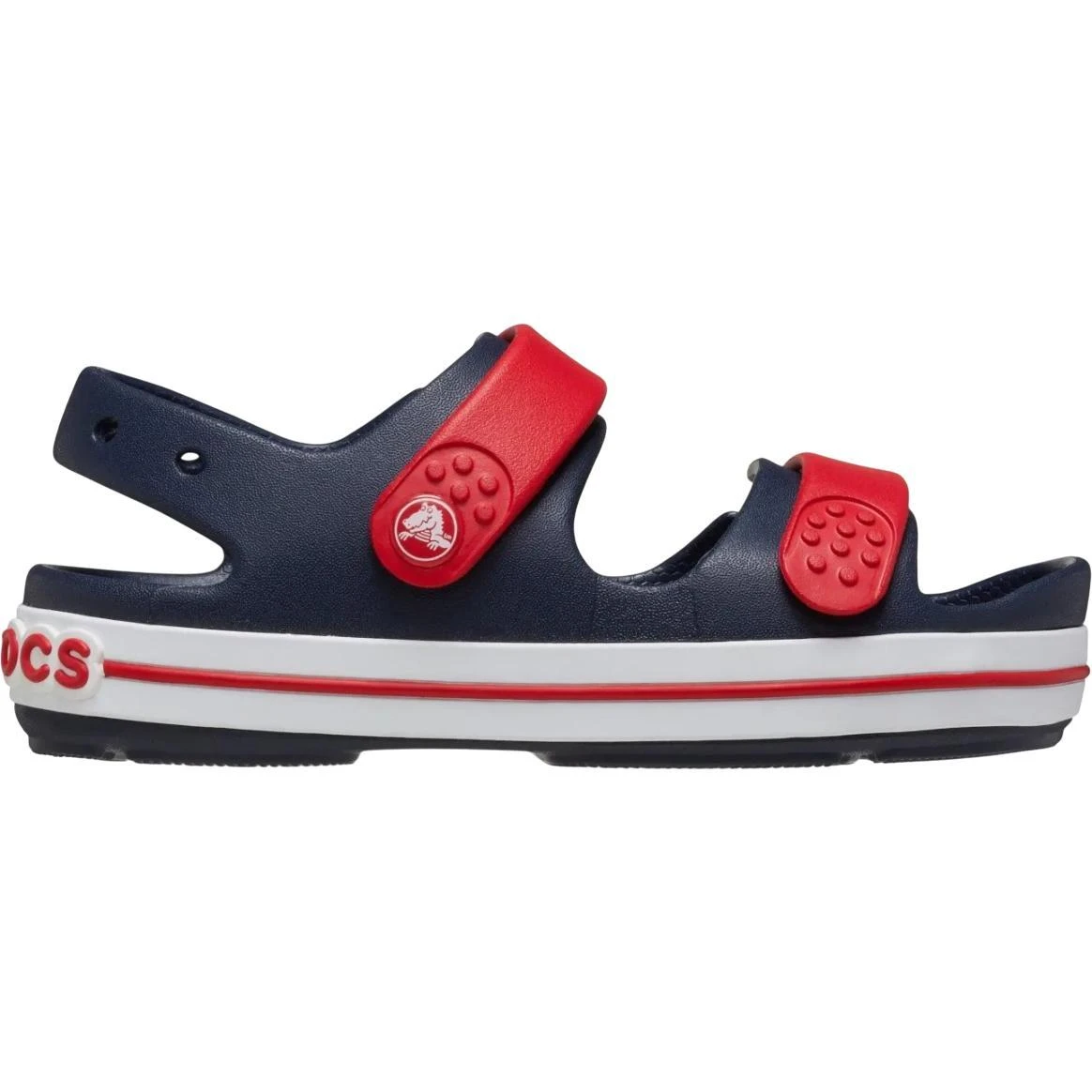 Сандалі дитячі Crocband Cruiser Sandal T Sdt 209424-4OT-Navy/Varsity Red CROCS C10 (27-28) Темно-синій — фото 1