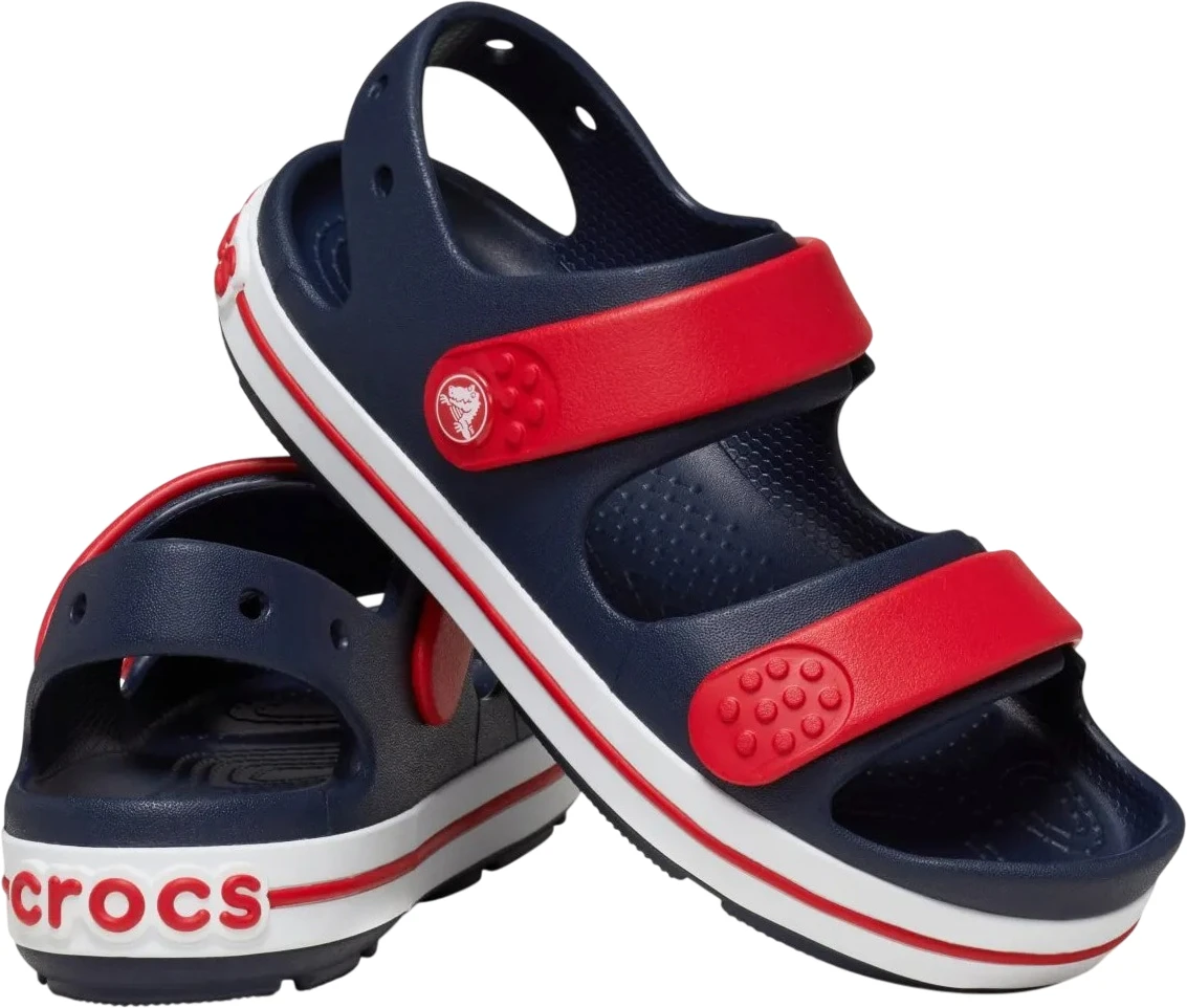 Сандалі дитячі Crocband Cruiser Sandal T Sdt 209424-4OT-Navy/Varsity Red CROCS C10 (27-28) Темно-синій — фото 4