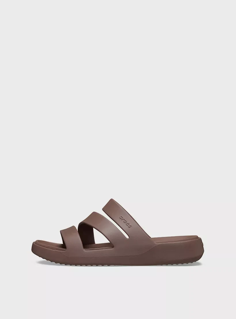 Шльопанці Getaway Strappy MtP 209587-0LF-Truffle CROCS W4 (33-34) Коричневий — фото 5