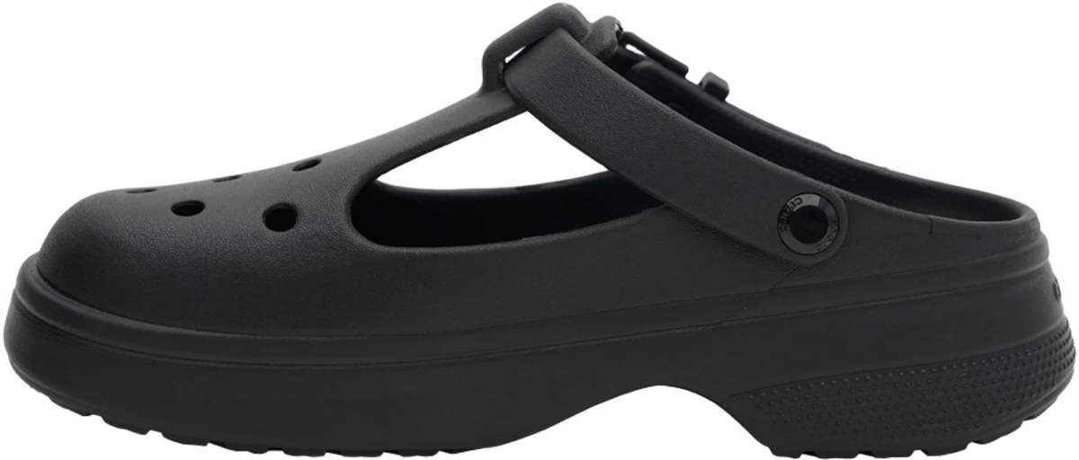 Сабо UNI Classic Mary Jane Clog Taupe 210581-001-Black CROCS M4/W6 (36-37) Чорний — фото 4