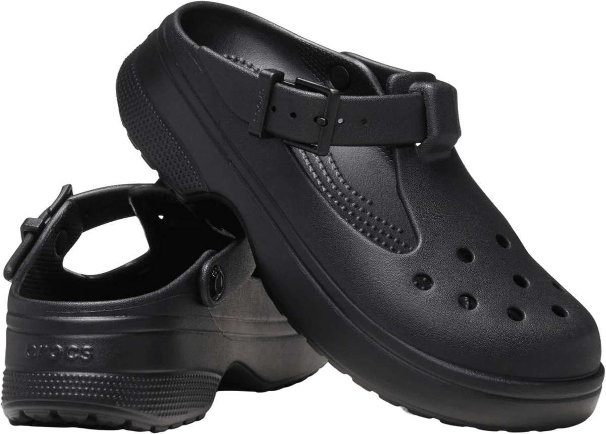 Сабо UNI Classic Mary Jane Clog Taupe 210581-001-Black CROCS M4/W6 (36-37) Чорний — фото 5