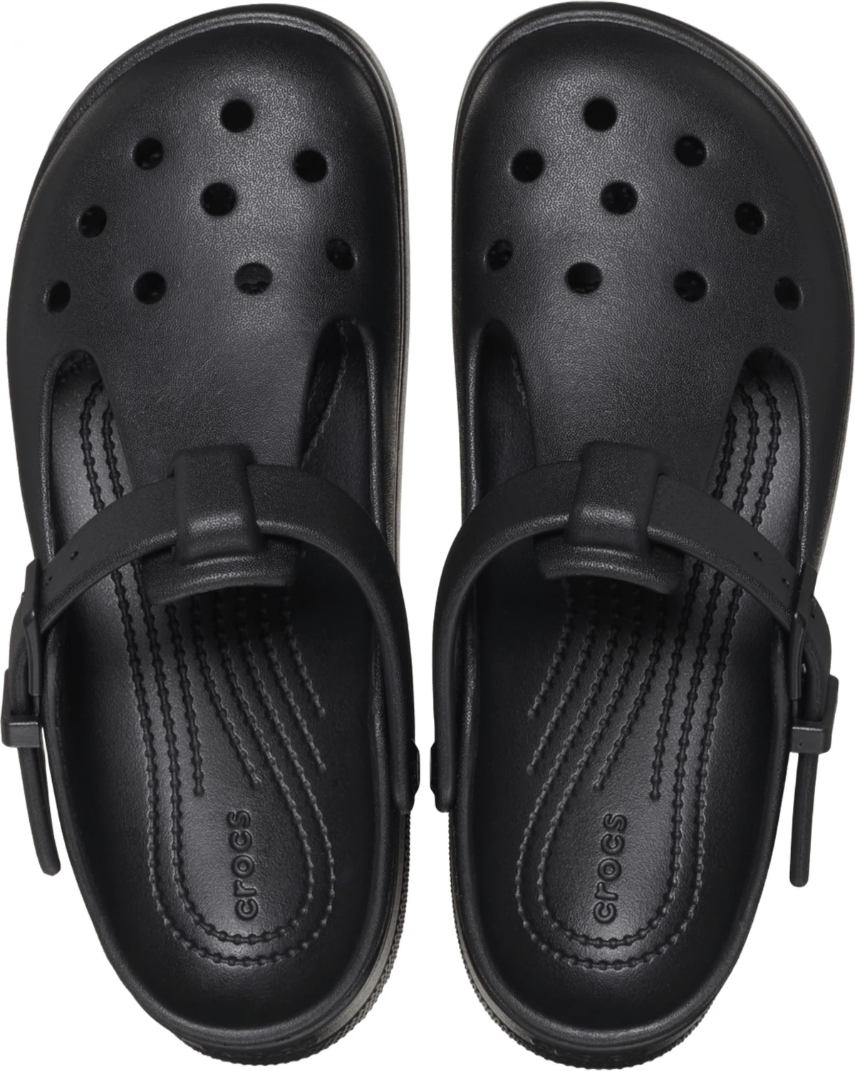 Сабо UNI Classic Mary Jane Clog Taupe 210581-001-Black CROCS M4/W6 (36-37) Чорний — фото 6