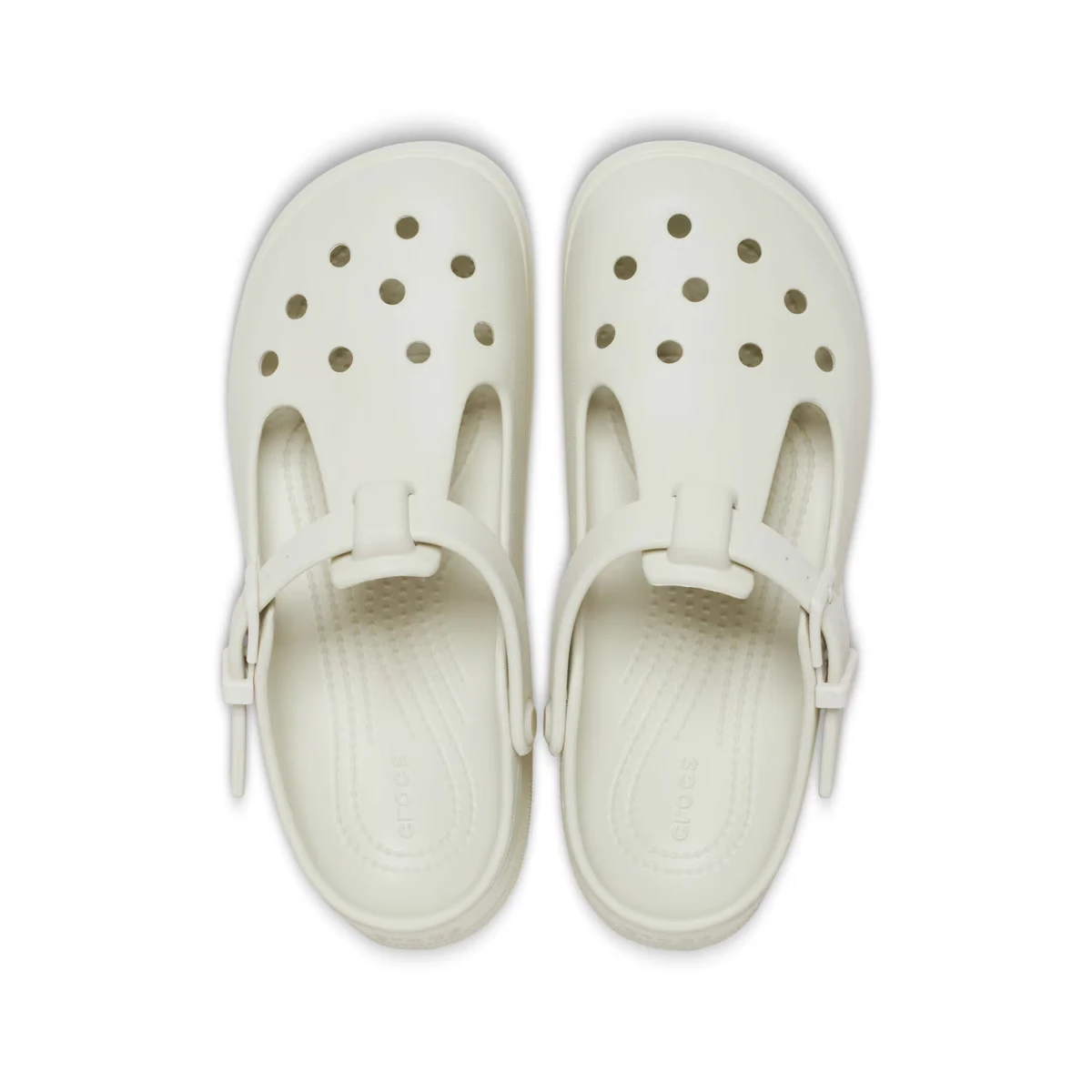 Сабо UNI Classic Mary Jane Clog Taupe 210581-0HZ-Linen CROCS M4/W6 (36-37) Білий — фото 5
