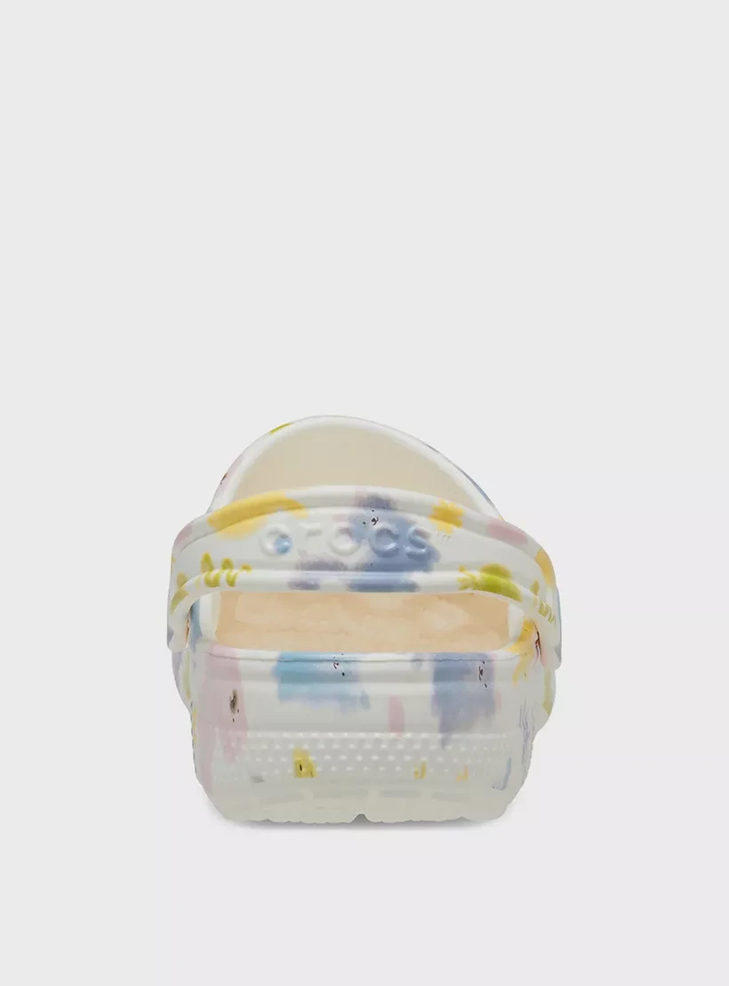 Сабо підліткові Classic Pastel Pets Clog K Chk 210995-0WV-Chalk CROCS J1 (32-33) Білий — фото 8