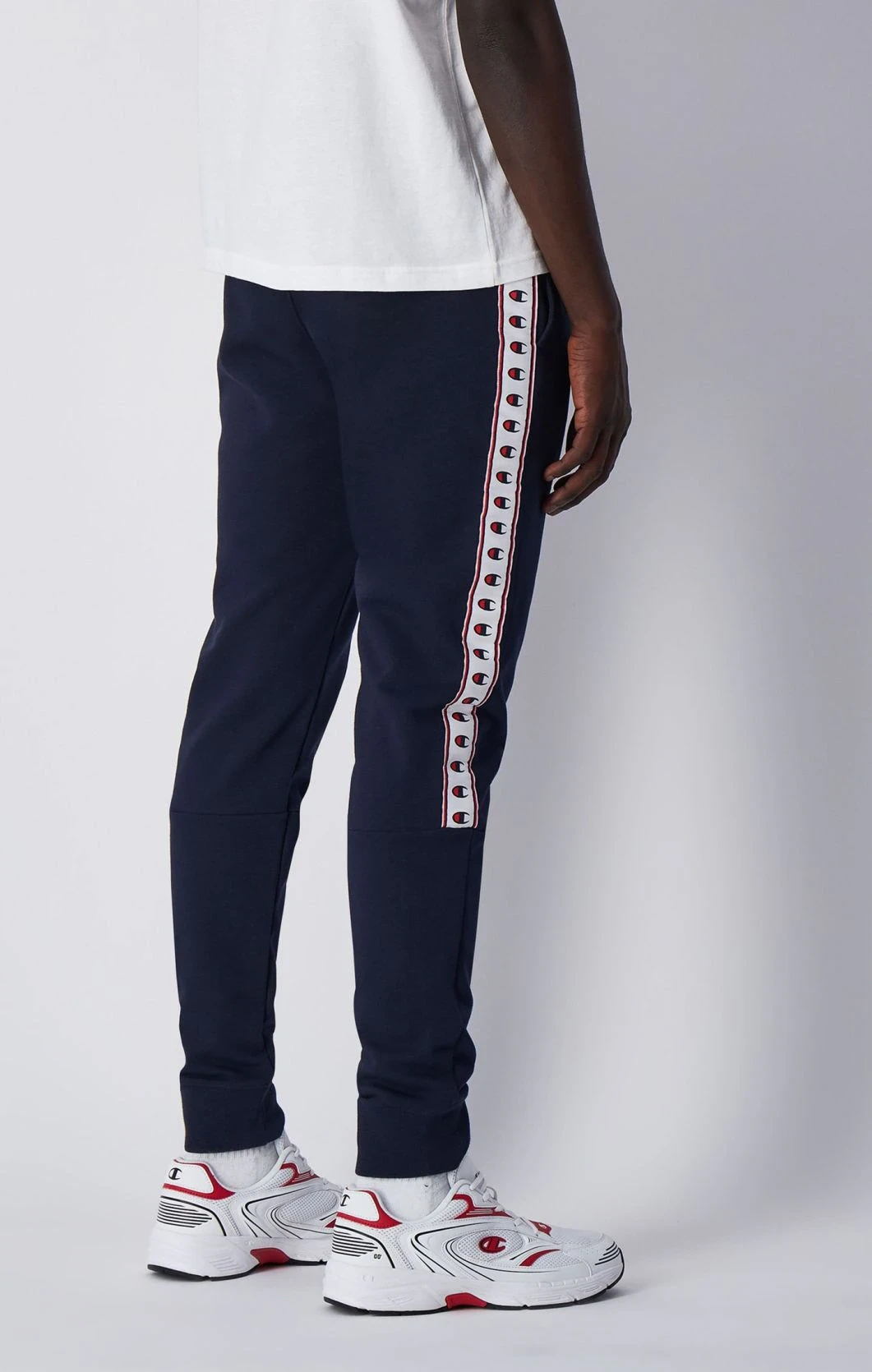 Штани rib cuff pants 219752-BS501 Champion S Темно-синій — фото 4