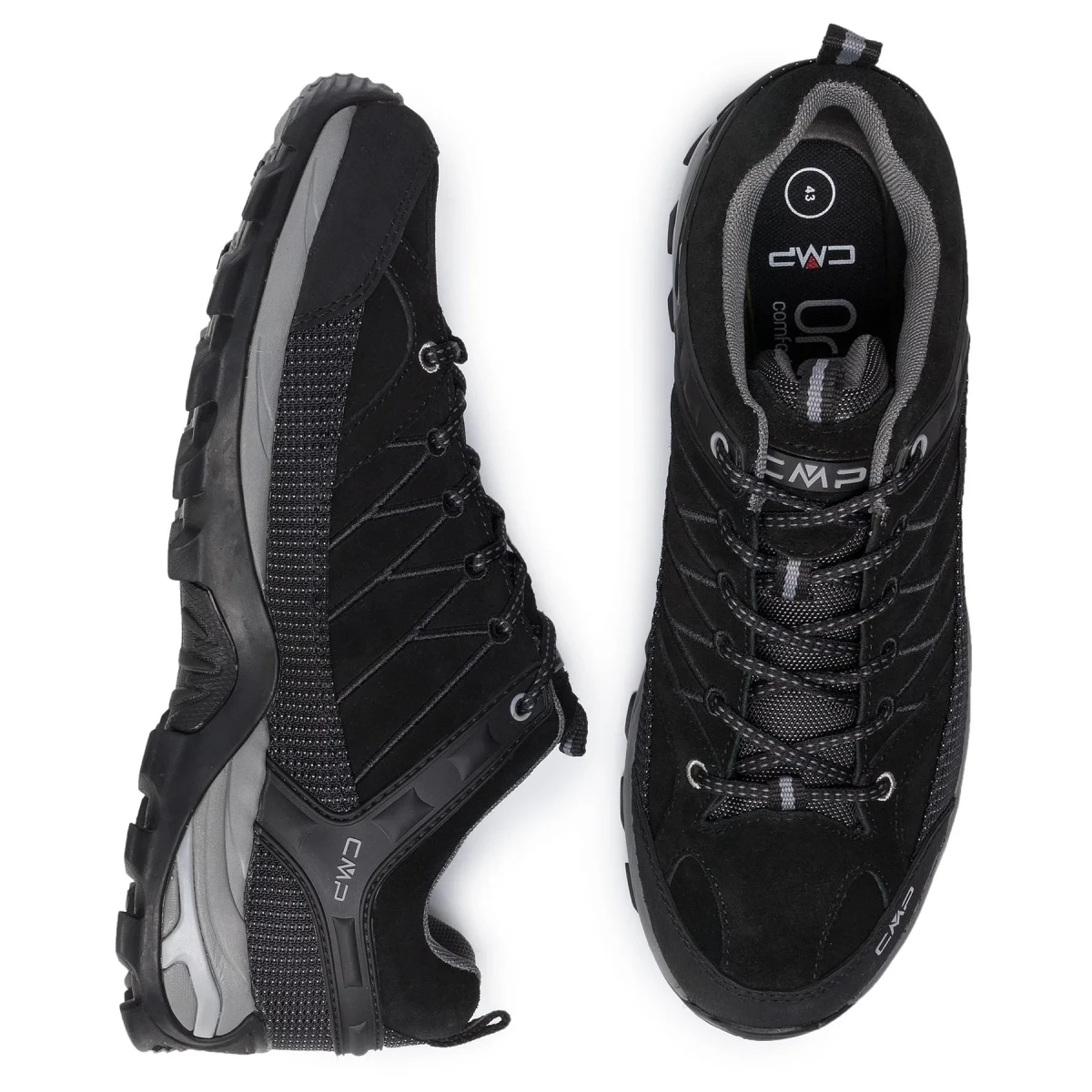 Кросівки RIGEL LOW TREKKING SHOES WP 3Q13247-73UC CMP 41 Чорний — фото 5