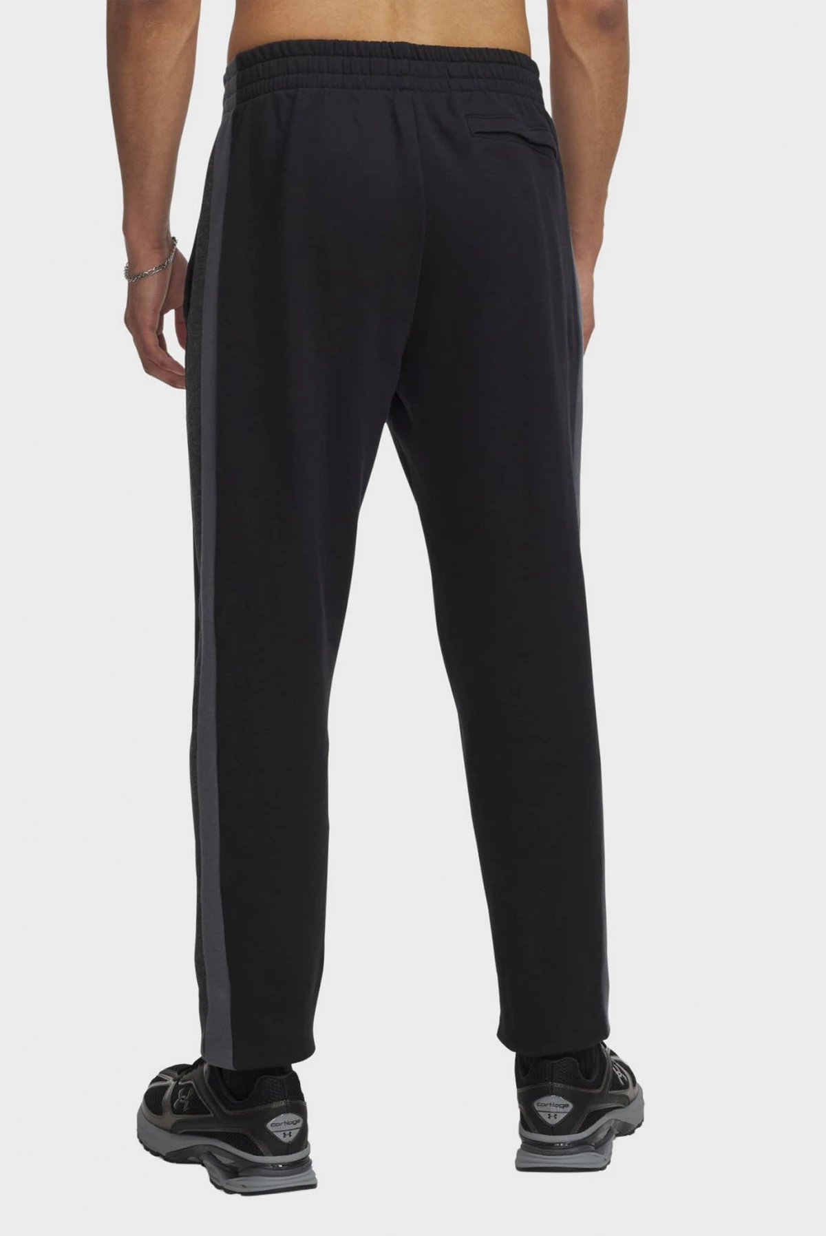 Спортивні штани UA Rival Flc CB Pants 6003954-001 Under Armour L Чорний — фото 4
