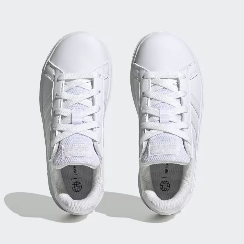 Підліткові кросівки GRAND COURT 2.0 K FZ6158 Adidas 3 (35,5) Білий — фото 6