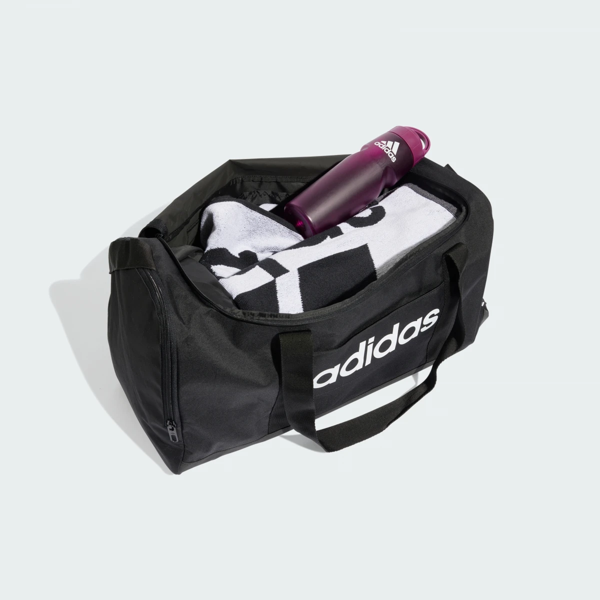 Сумка LINEAR DUFFEL M JD9555 Adidas Чорний — фото 5