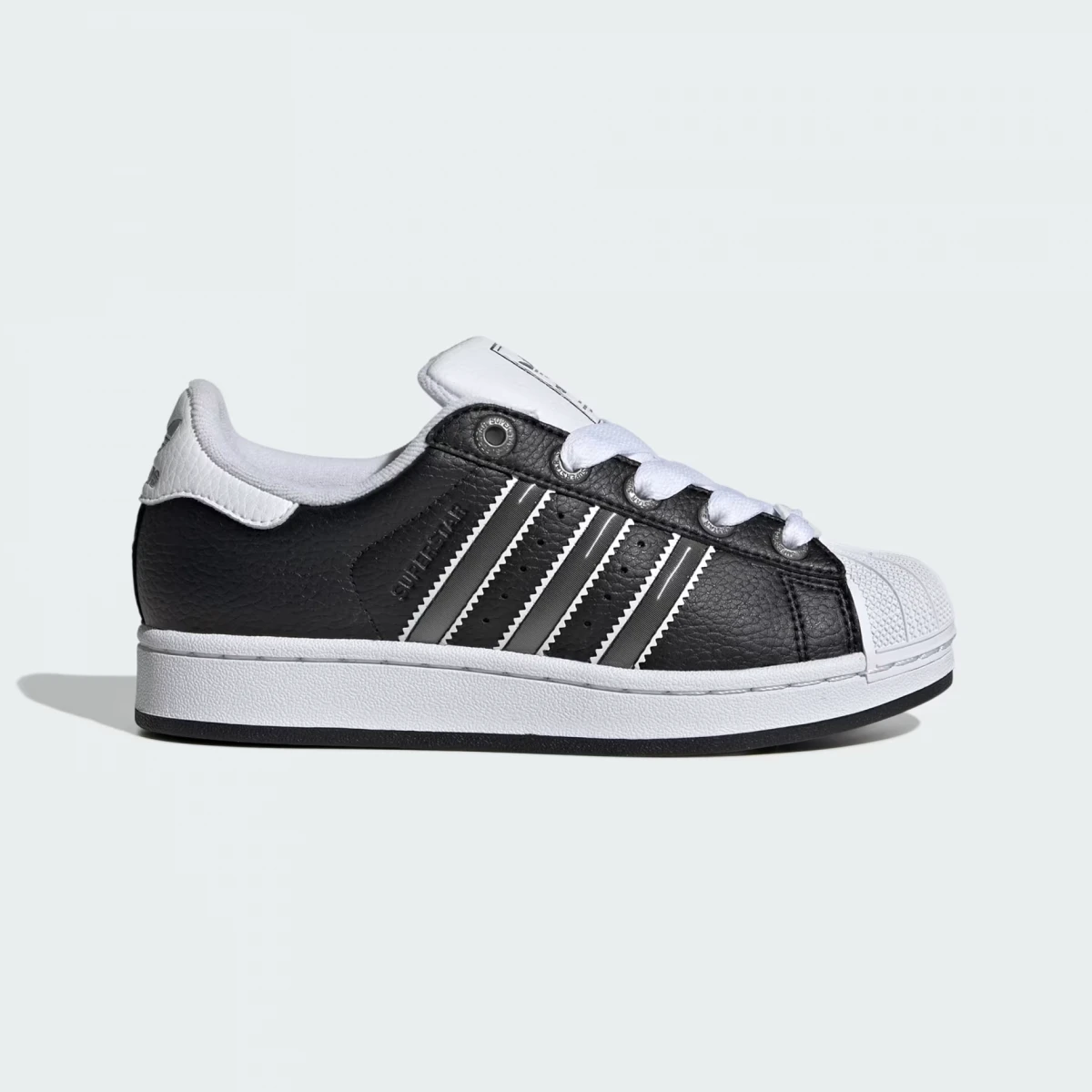 Кросівки підліткові SUPERSTAR II J JQ0314 Adidas 3 (35,5) Чорний — фото 1