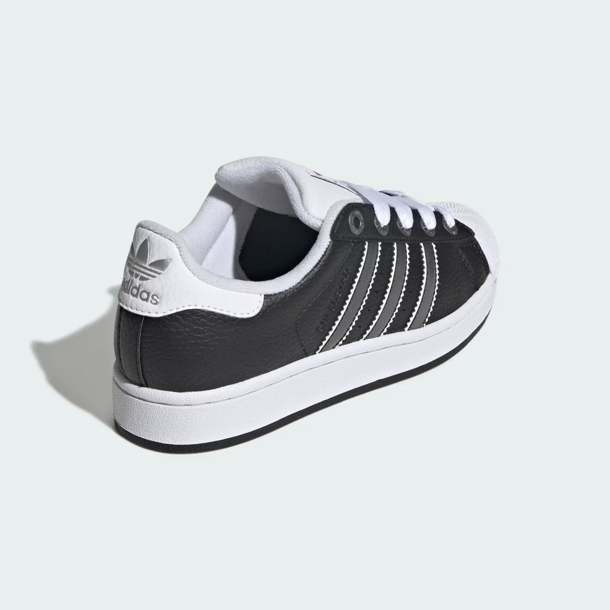 Кросівки підліткові SUPERSTAR II J JQ0314 Adidas 3 (35,5) Чорний — фото 5