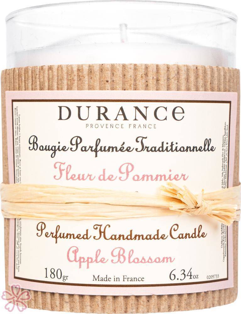 Парфюмированная свеча Durance Perfumed Handcraft Candle 180 г Яблуневий цвіт — фото 3
