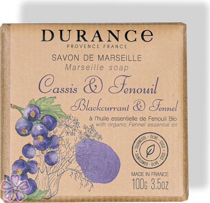 Мыло Durance Marseille Soap 100 г Чорна смородина та фенхель — фото 2