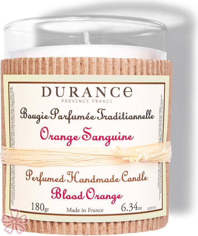 Парфюмированная свеча Durance Perfumed Handcraft Candle 180 г Червоний апельсин — фото 3
