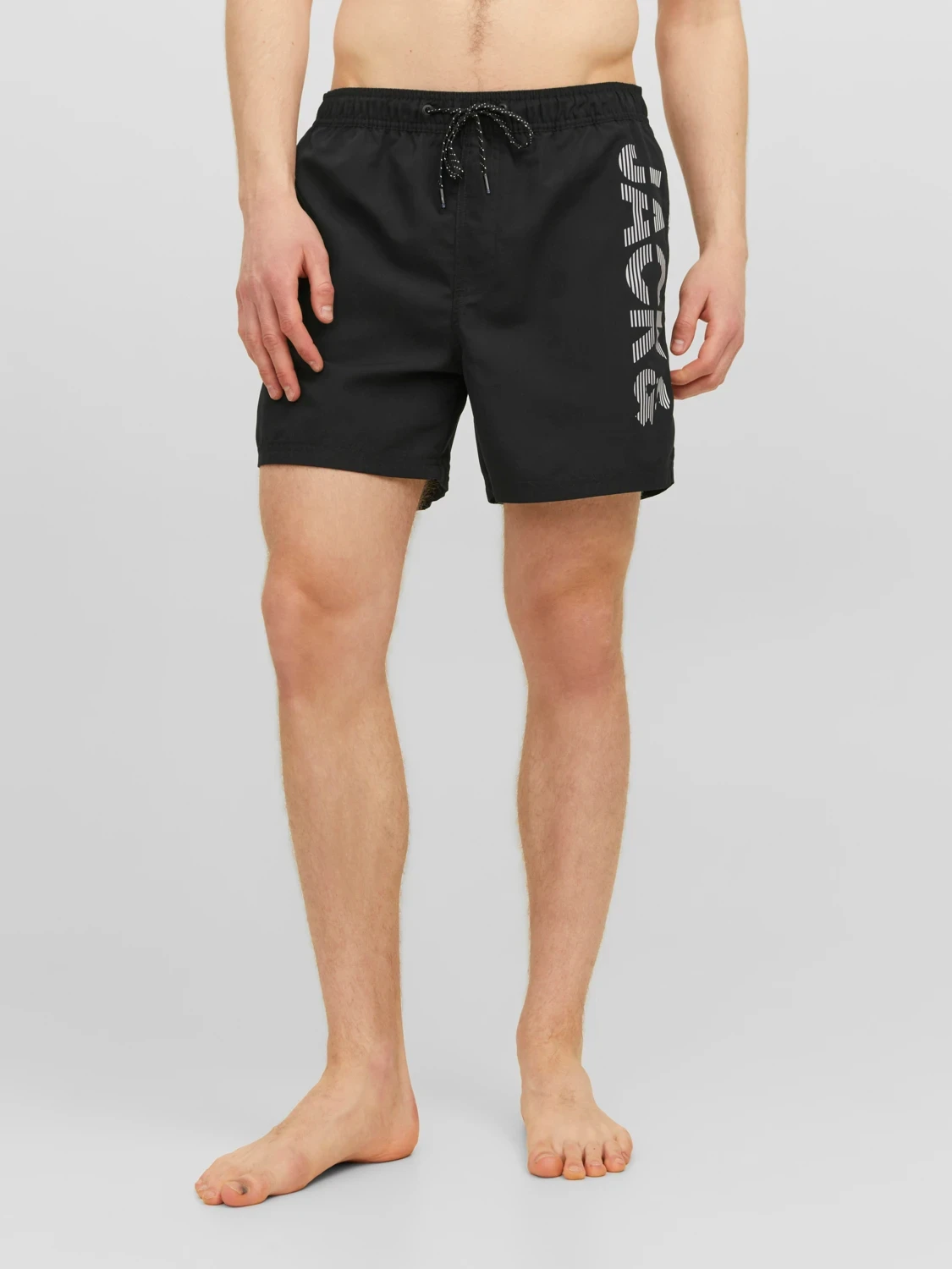 Шорти для плавання JPSTFIJI JJSWIM SPLICELOGO LY SN 12225967-Black Jack & Jones L Чорний — фото 3