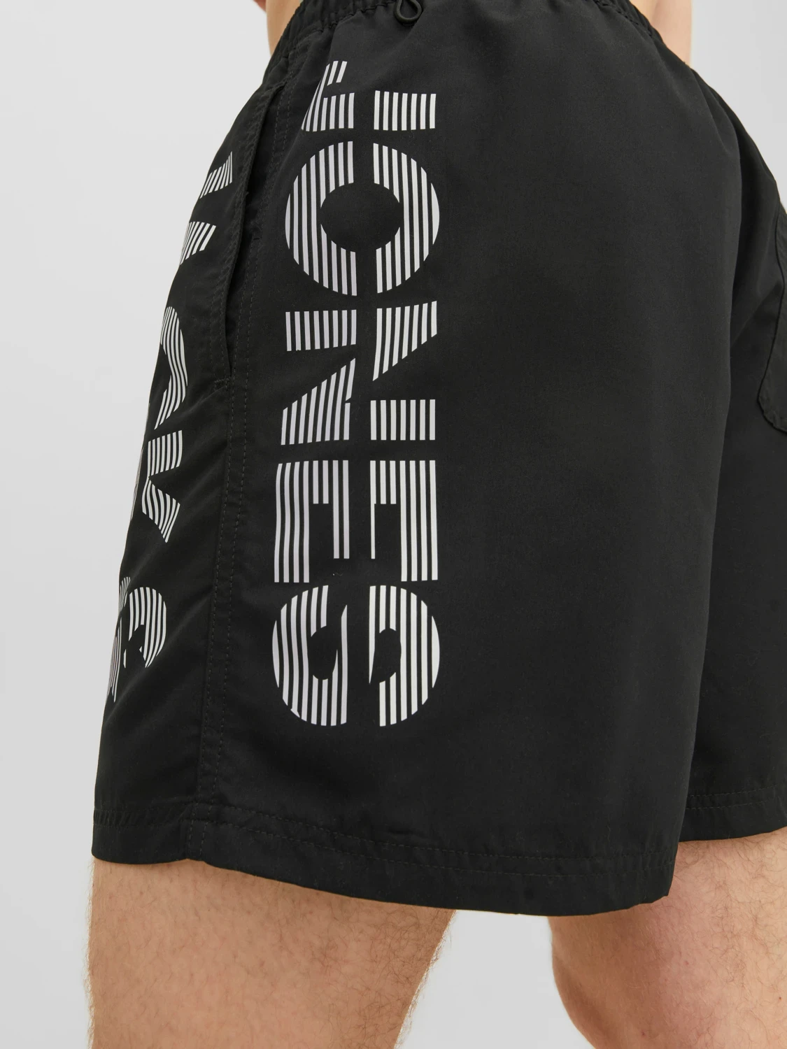 Шорти для плавання JPSTFIJI JJSWIM SPLICELOGO LY SN 12225967-Black Jack & Jones L Чорний — фото 6