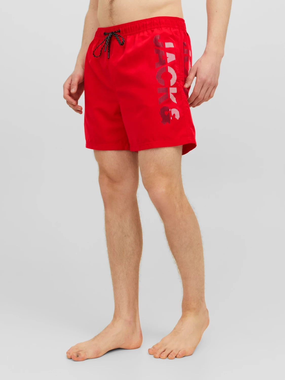 Шорти для плавання JPSTFIJI JJSWIM SPLICELOGO LY SN 12225967-Chinese Red Jack & Jones L Червоний — фото 3