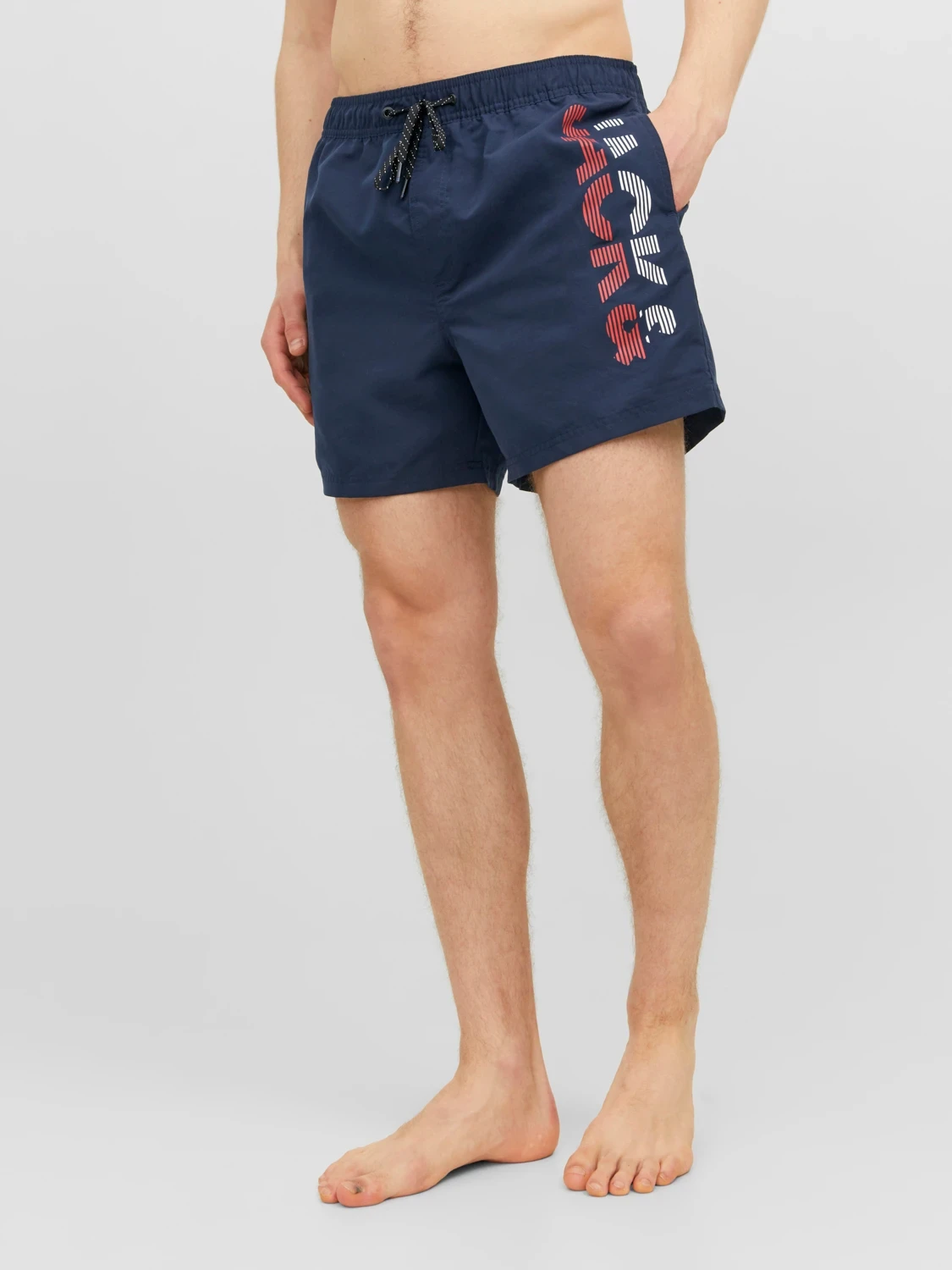 Шорти для плавання JPSTFIJI JJSWIM SPLICELOGO LY SN 12225967-Navy Blazer Jack &amp; Jones L Темно-синій — фото 2