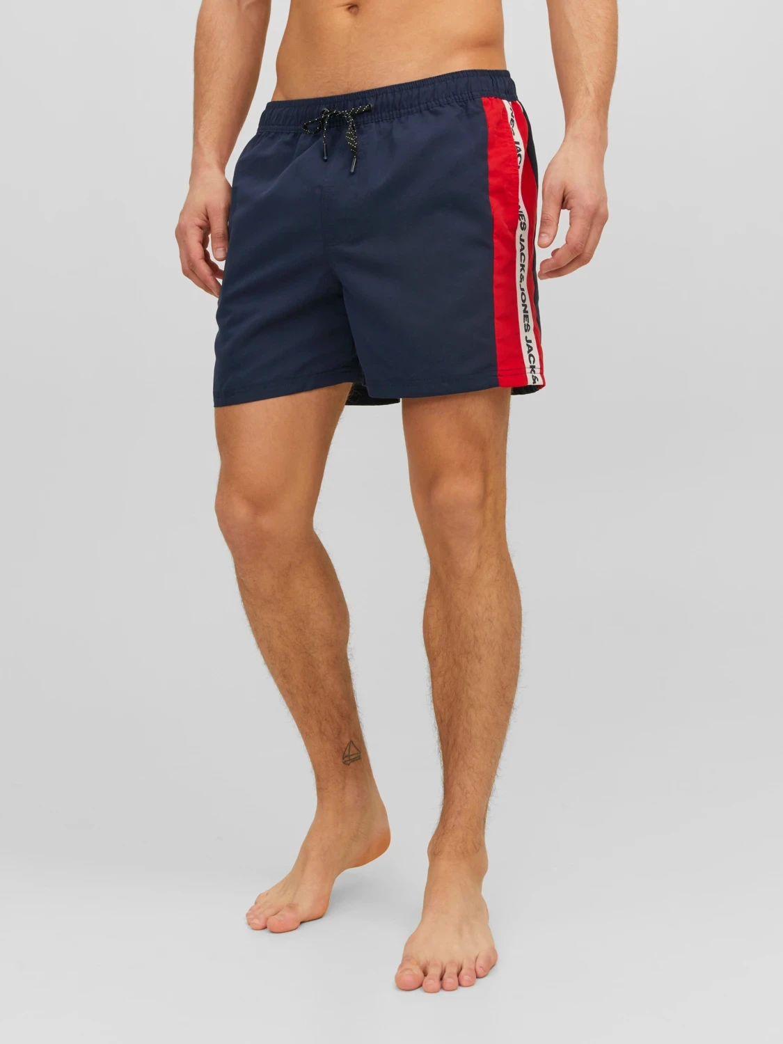 Шорти для плавання JPSTFIJI JJSWIM TAPE 12225972-Navy Blazer Jack & Jones L Темно-синій — фото 5