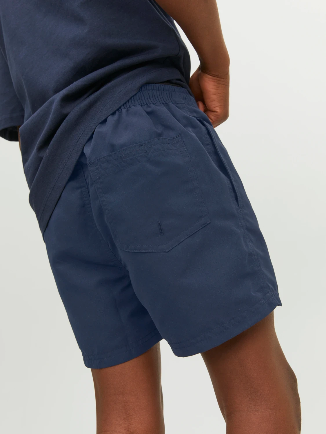 Підліткові шорти для плавання JPSTFIJI JJSWIM SPICELOGO LY SN JNR 12226262-Navy Blazer Jack &amp; Jones 140 Темно-синій — фото 5