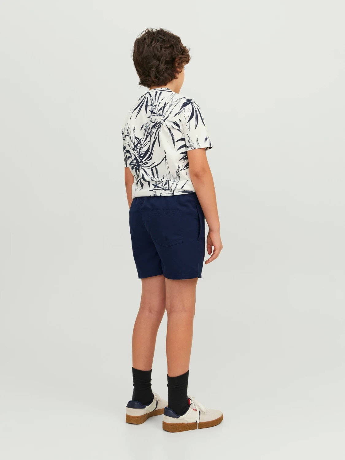 Підліткові шорти для плавання JPSTFIJI JJSWIM WB LY SN JNR 12228535-Navy Blazer Jack &amp; Jones 140 Темно-синій — фото 3