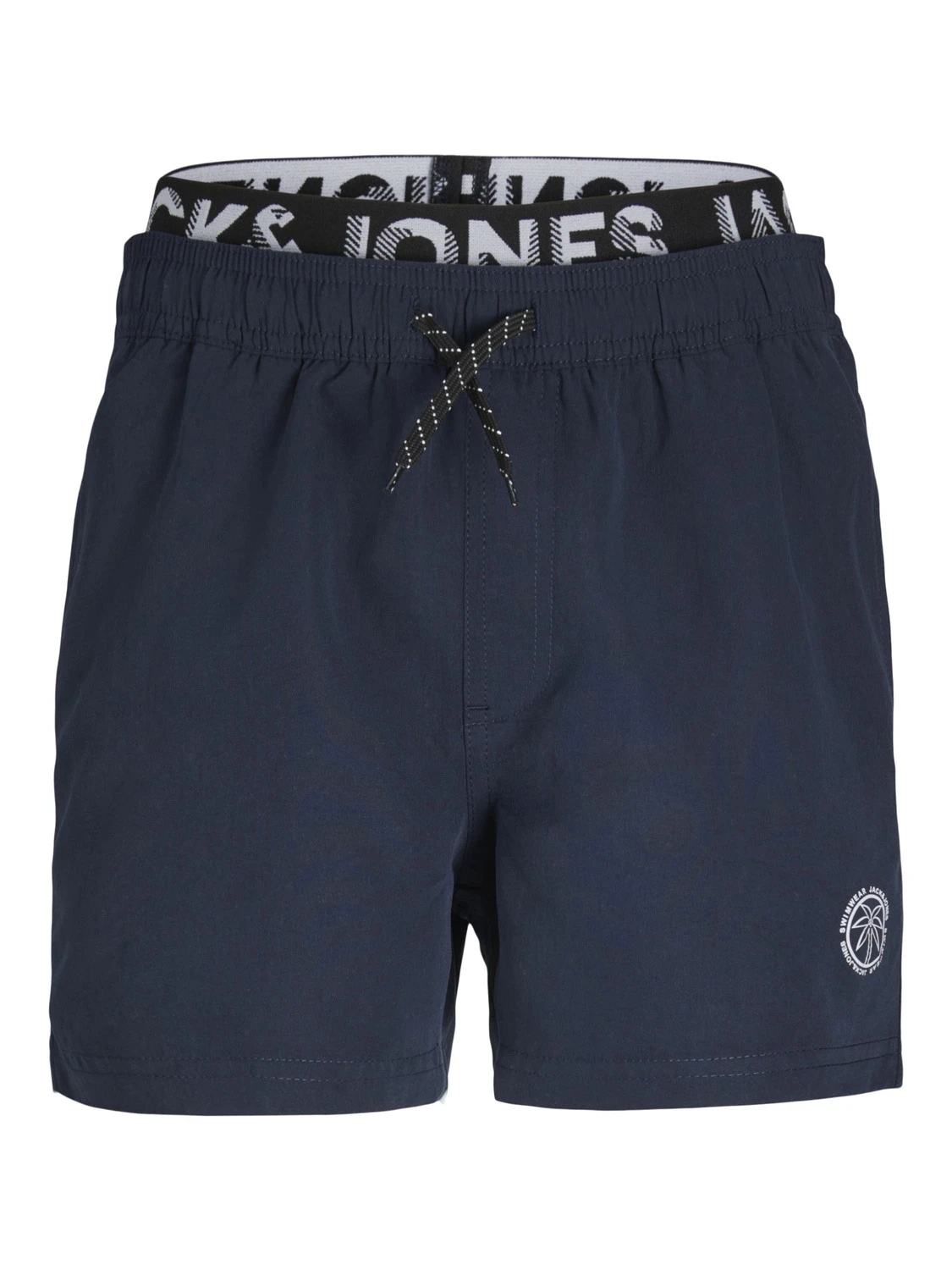 Підліткові шорти для плавання JPSTFIJI JJSWIM WB LY SN JNR 12228535-Navy Blazer Jack &amp; Jones 140 Темно-синій — фото 6