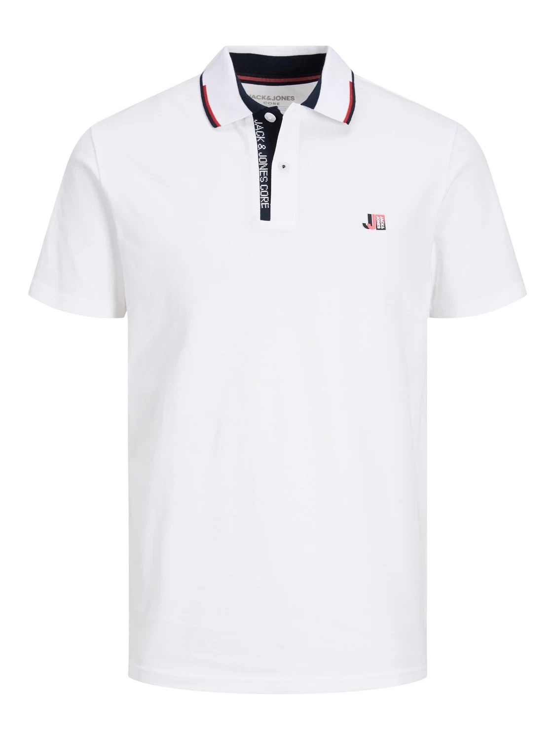 Поло JCOLOGAN POLO SS SS23 SN 12229382-White Jack & Jones XXL Білий — фото 7