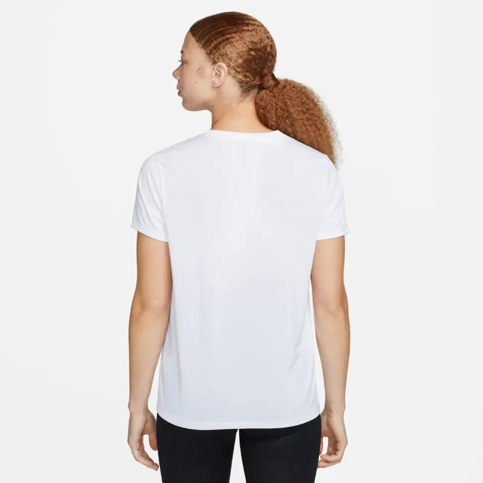 Футболка жіноча NIKE W NK Dri DX0687-100 — фото 3
