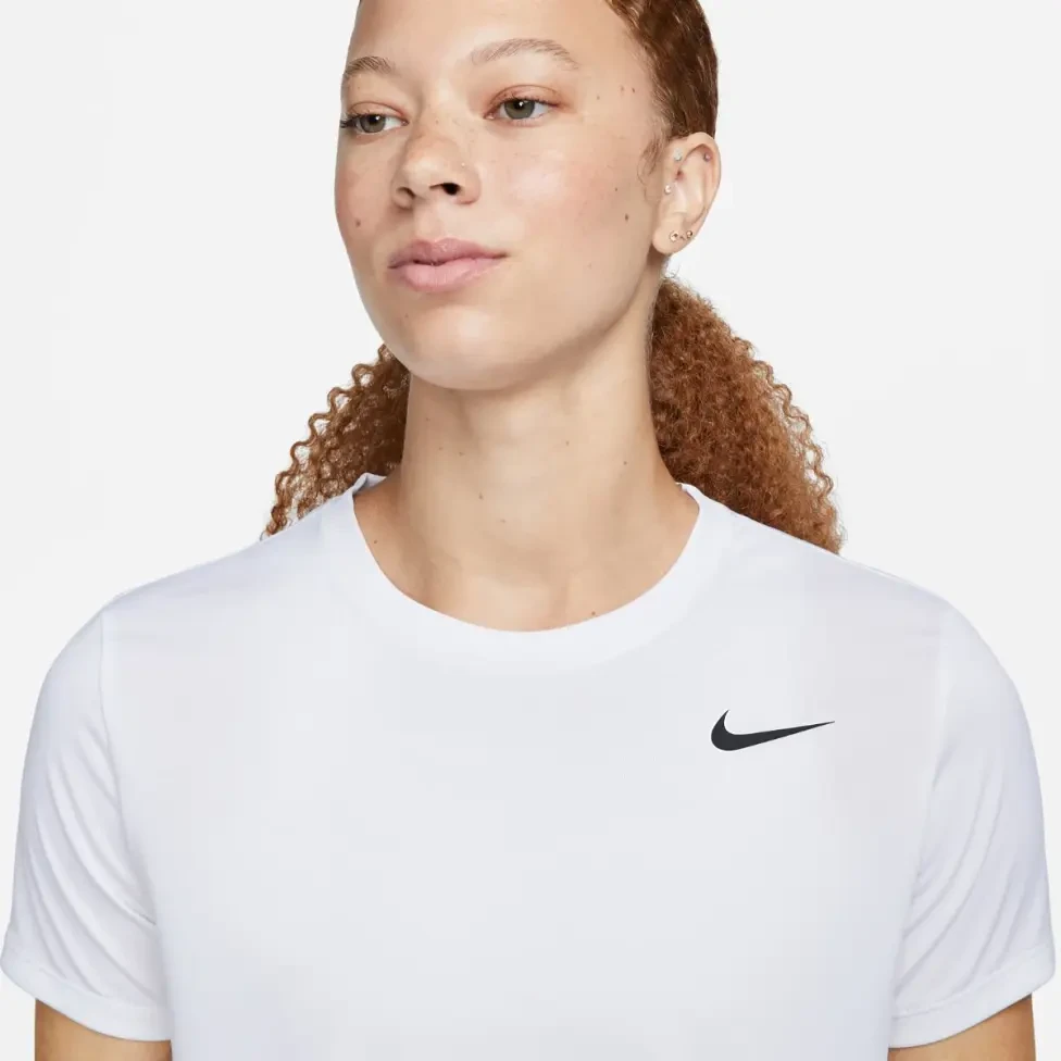 Футболка жіноча NIKE W NK Dri DX0687-100 — фото 4