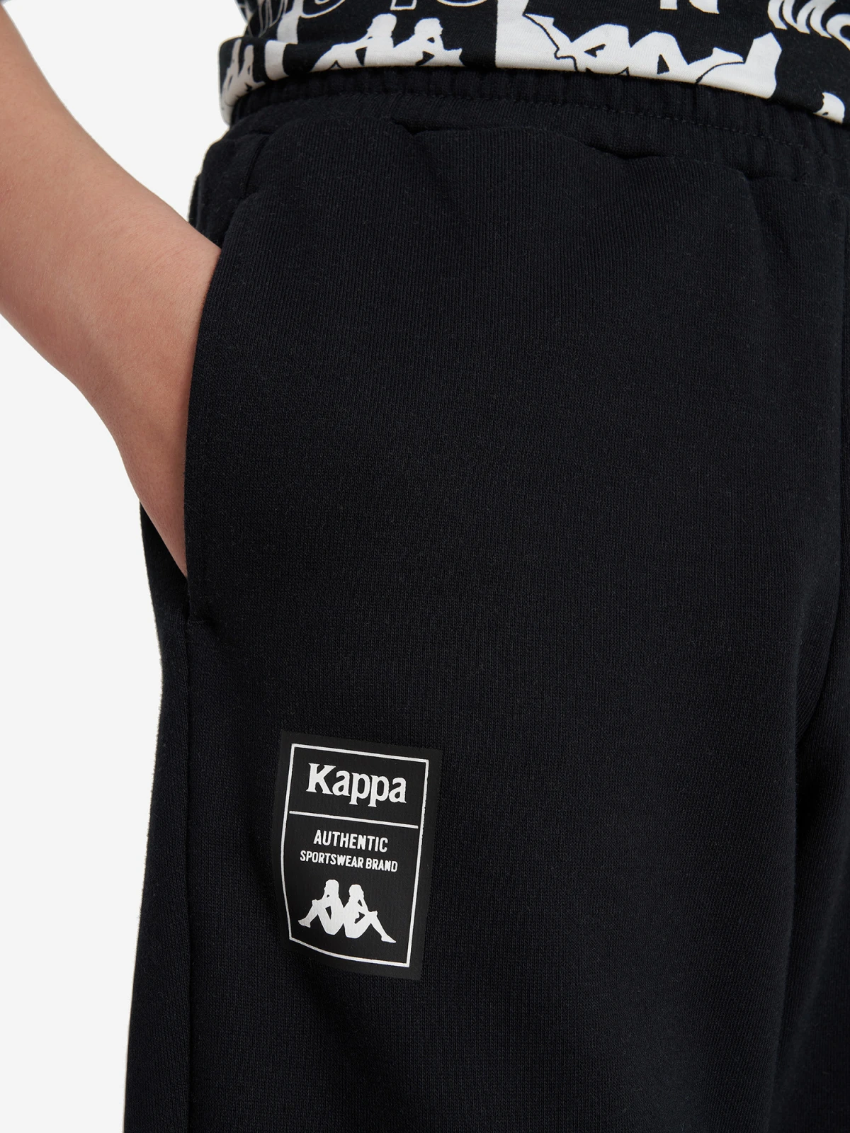 Штани для хлопчиків 131281KAP-99 Kappa 122-128 Чорний — фото 4