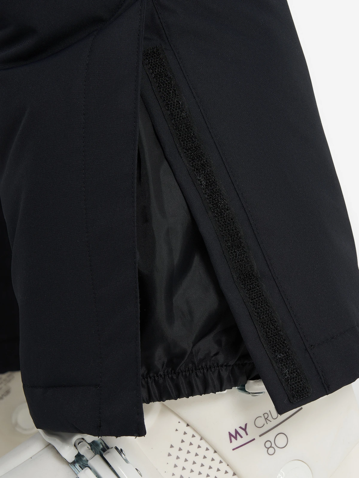 Штани утеплені гірськолижні Women's pants with suspenders 131700GSD-99 Glissade 48 Чорний — фото 5