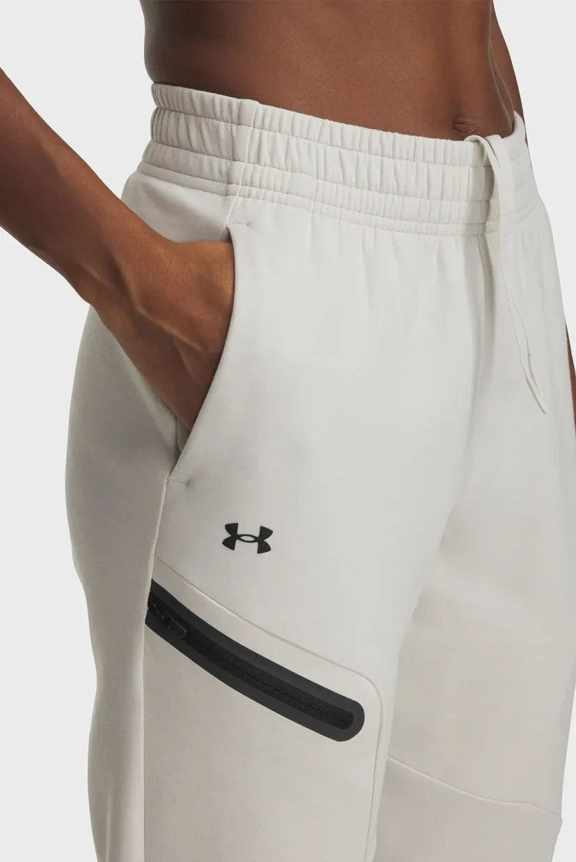 Спортивні штани Unstoppable Flc Jogger 1379846-110 Under Armour L Бежевий — фото 5