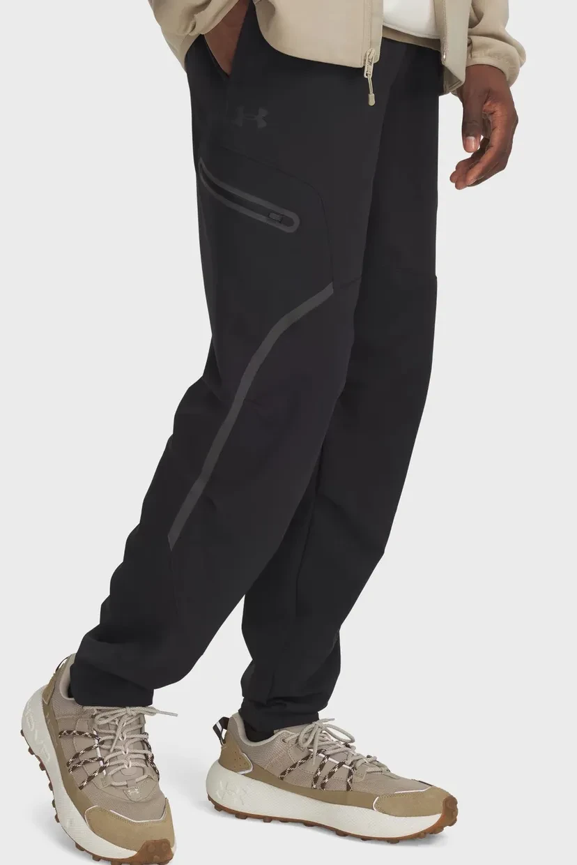 Спортивні штани UA Unstoppable Cargo Pant 1390256-001 Under Armour XXL Чорний — фото 1