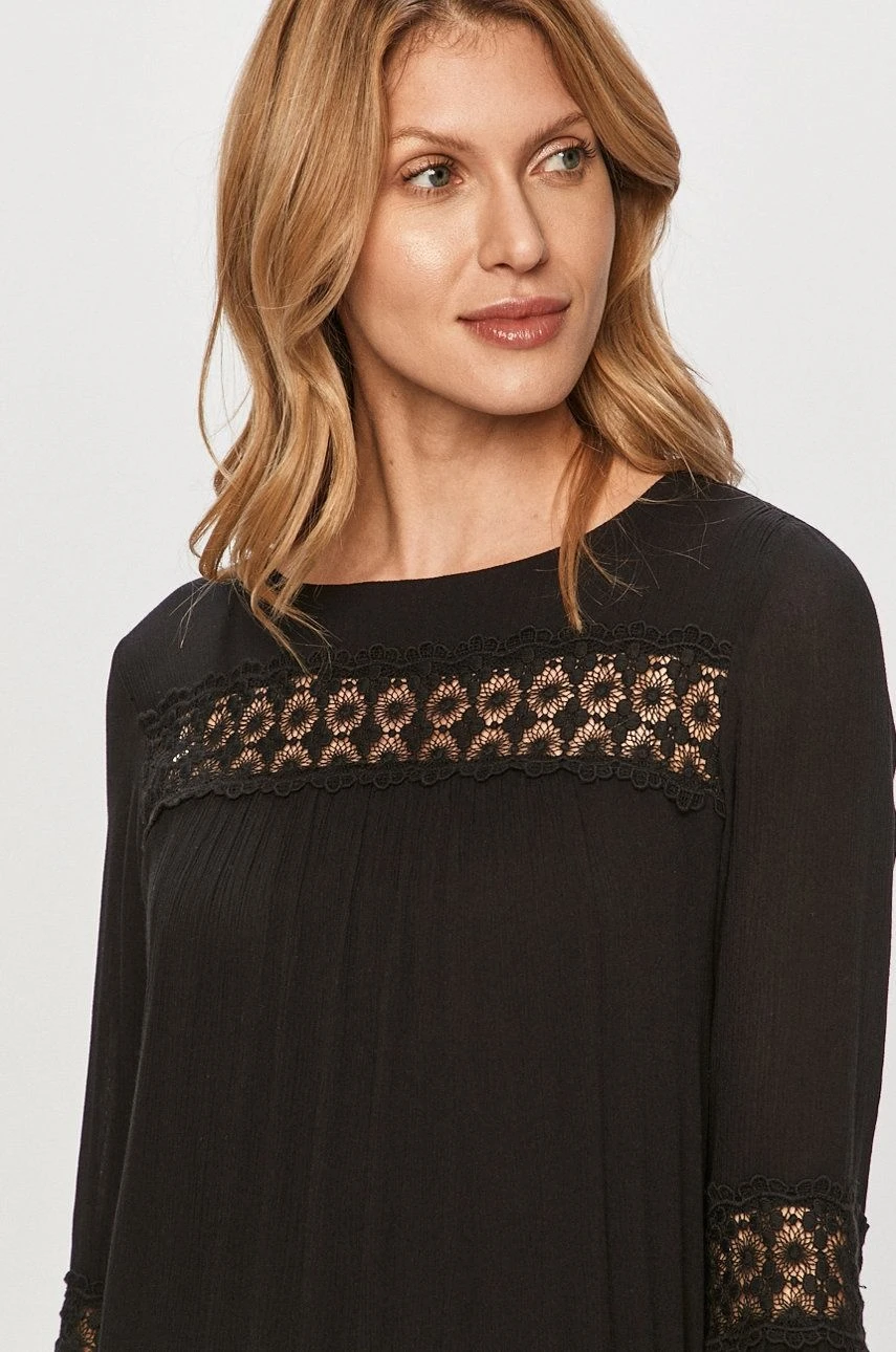 Сукня ONLTYRA 3/4 LIFE SHORT DRESS WVN NOOS 15142157-Black ONLY 34 Чорний — фото 4