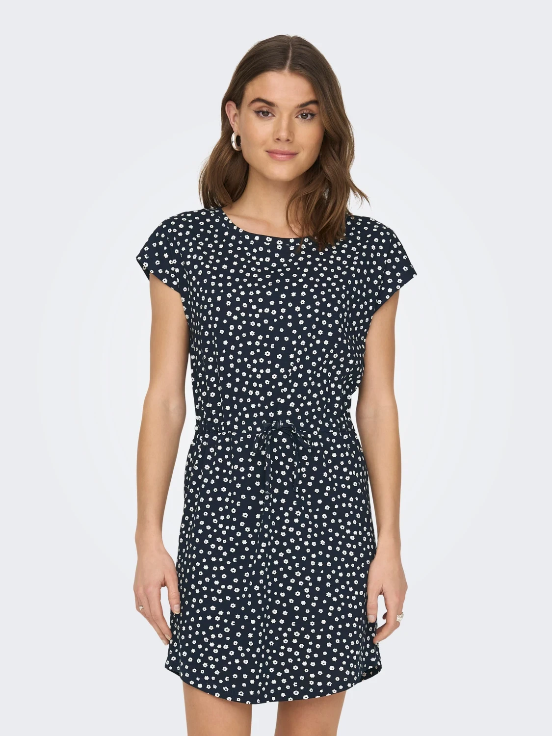 Сукня ONLMAY S/S DRESS NOOS 15153021-Night Sky-AOP:Lea flower ONLY L Темно-синій — фото 2