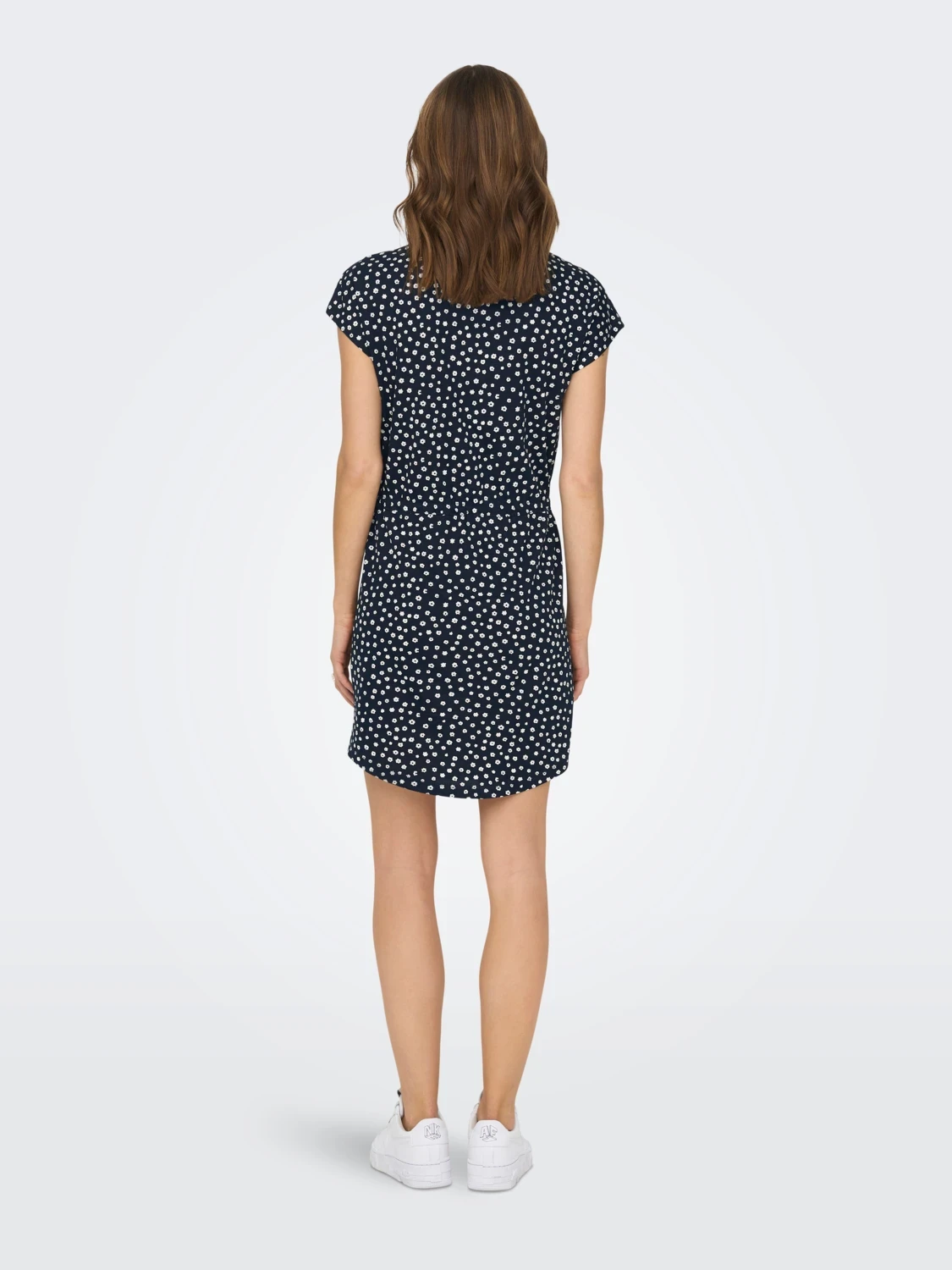 Сукня ONLMAY S/S DRESS NOOS 15153021-Night Sky-AOP:Lea flower ONLY L Темно-синій — фото 3