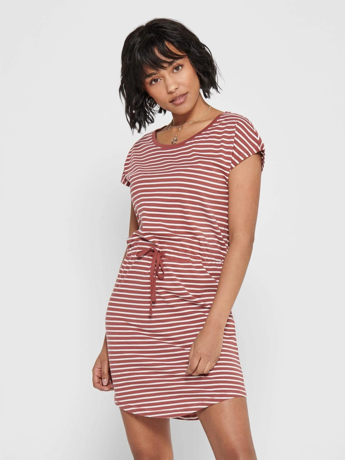 Сукня ONLMAY LIFE S/S DRESS NOOS 15153021 Apple Butter ONLY M Червоний — фото 2