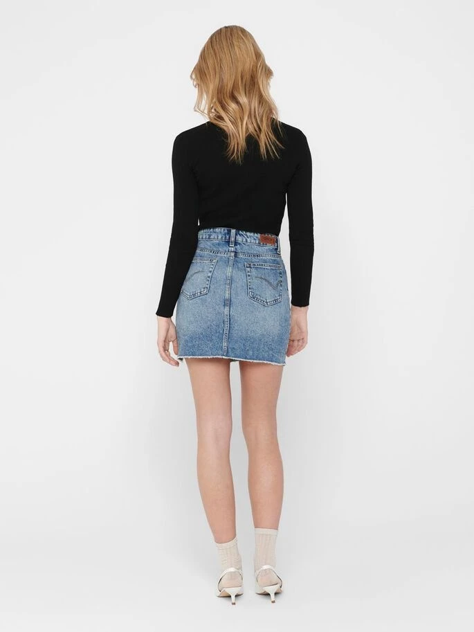 Джинсова спідниця ONLSKY LIFE REG DNM SKIRT PIM992 NOOS 15170554 Light Blue Denim ONLY 38 Блакитний — фото 4