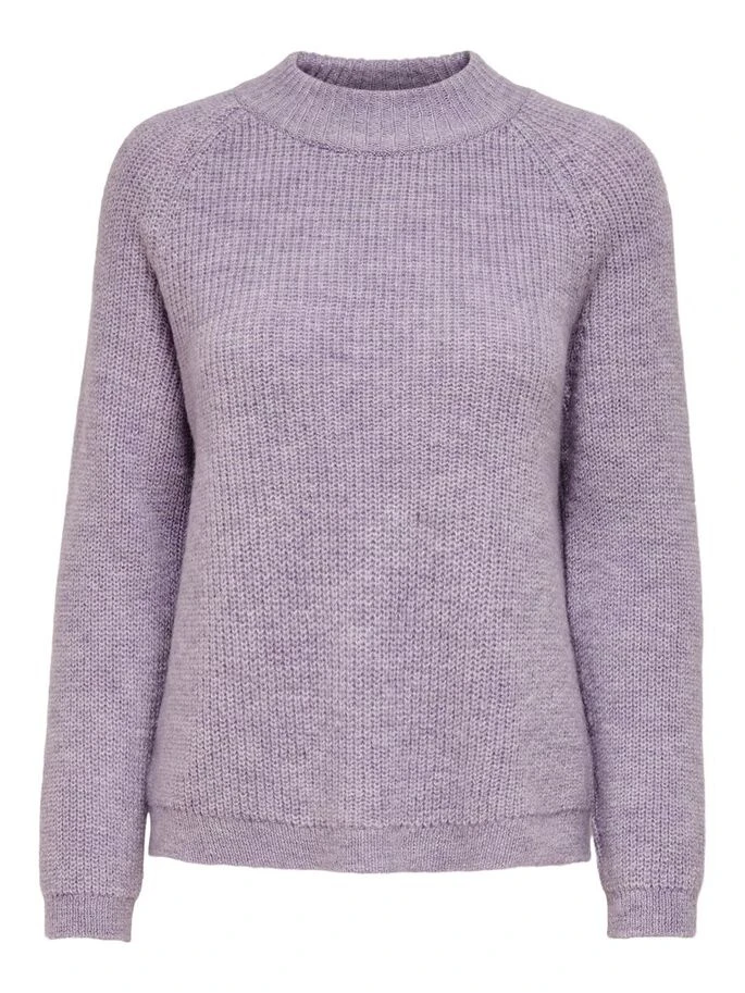 Пуловер ONLJADE L/S PULLOVER KNT NOOS 15179813-Orchid Petal ONLY L Бузковий — фото 5