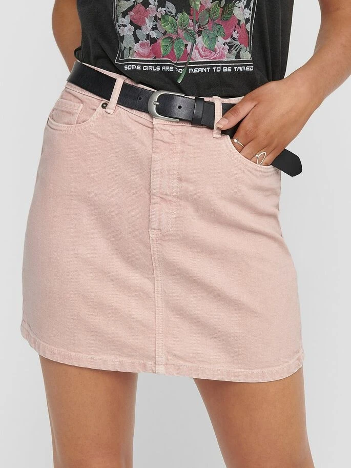 Джинсова спідниця ONLROSE A-SHAPE COLOR SKIRT PNT 15204340 Rose Smoke ONLY 38 Розовий — фото 3