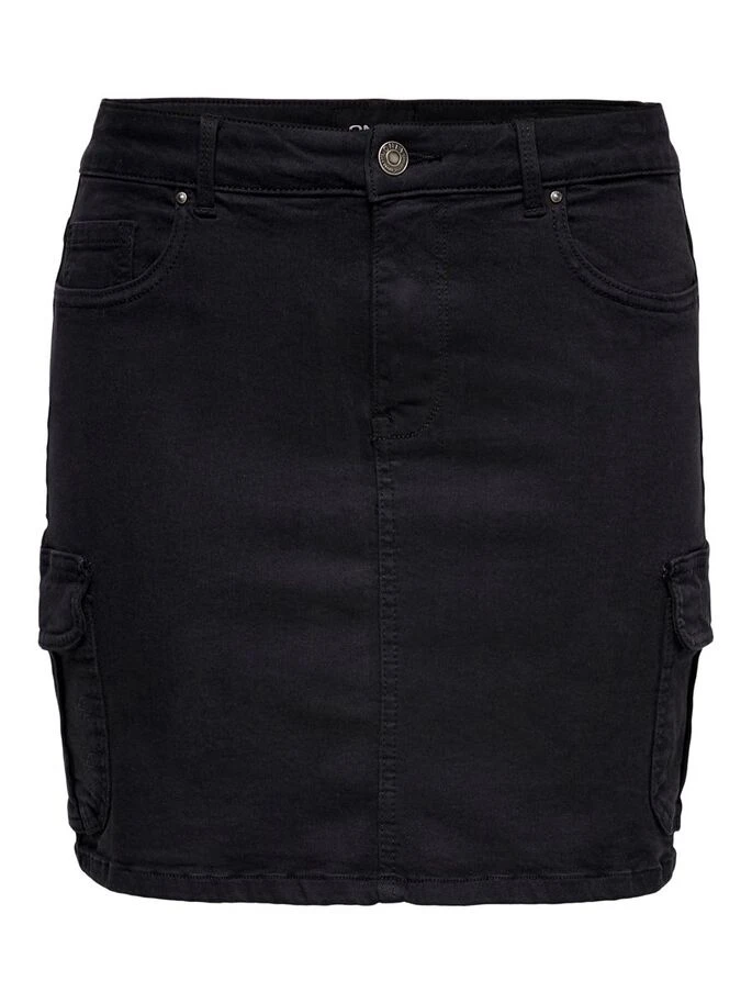 Джинсова спідниця ONLMISSOURI LIFE RG CARGO SKIRT PNT NOOS 15205973 Black ONLY 34 Чорний — фото 5