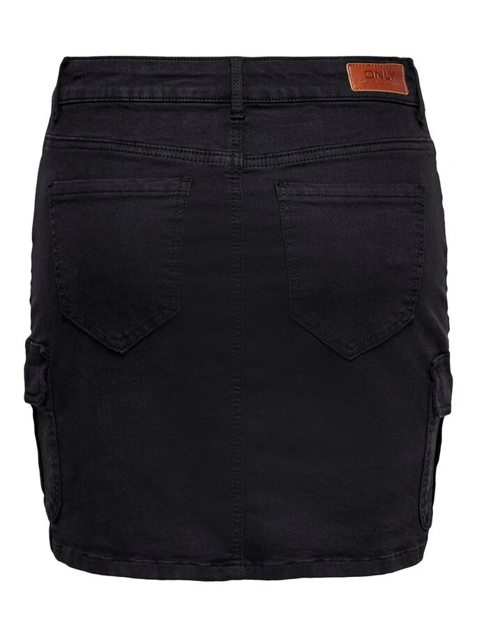 Джинсова спідниця ONLMISSOURI LIFE RG CARGO SKIRT PNT NOOS 15205973 Black ONLY 34 Чорний — фото 6