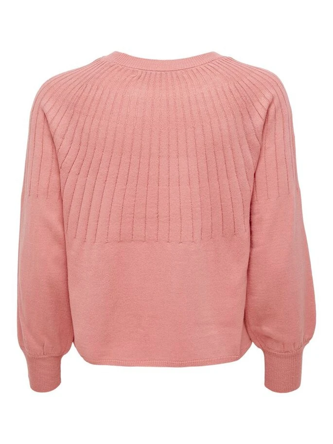 Пуловер ONLAMALIA L/S PULLOVER CC KNT 15219325 Blush ONLY M Розовий — фото 4